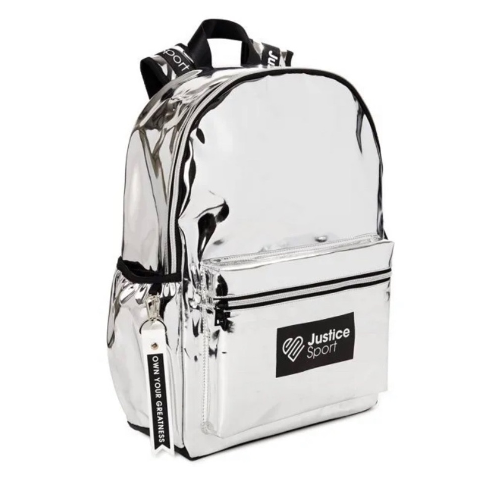 Justice J-Sport Metallic Backpack Bundle - Picture 2 of 5